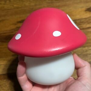 Adorable toadstool mushroom mini nightlight